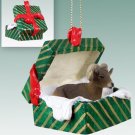 GGBA78 Big Horn Sheep  Green Gift Box Ornament