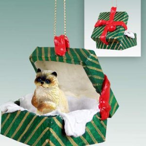 GGBC10 Ragdoll Green Gift Box Ornament