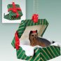 GGBD04 Yorkshire Terrier Green Gift Box Ornament