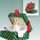 GGBD113 Basset Griffon Vendeen Green Gift Box Ornament