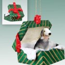 GGBD115 Bedlington Terrier Green Gift Box Ornament