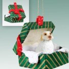 GGBD116 Clumber Spaniel Green Gift Box Ornament