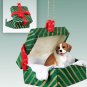 GGBD14 Beagle Green Gift Box Ornament