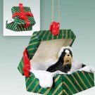 GGBD26D Shih Tzu, Black & White Green Gift Box Ornament