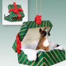 GGBD33A Boxer Green Gift Box Ornament