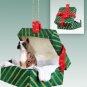 GGBD33C Boxer, Brindle Green Gift Box Ornament