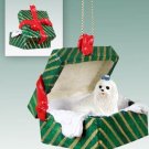 GGBD34 Maltese Green Gift Box Ornament