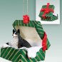 GGBD51B Welsh Corgi, Cardigan Green Gift Box Ornament