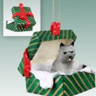 GGBD53A Cairn Terrier, Gray Green Gift Box Ornament