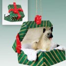 GGBD55B Akita, Fawn Green Gift Box Ornament