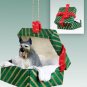 GGBD58A Schnauzer, Giant, Gray Green Gift Box Ornament