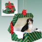 GGBD61 Bernese Mountain Dog Green Gift Box Ornament
