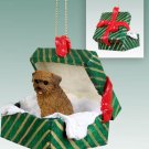 GGBD64 Norfolk Terrier Green Gift Box Ornament