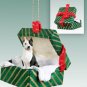 GGBD65B Pit Bull Terrier, Brindle Green Gift Box Ornament
