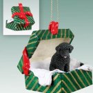 GGBD72 Portuguese Water Dog  Green Gift Box Ornament