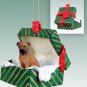 GGBD88 Bull Mastiff Green Gift Box Ornament