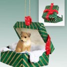 GGBD94 Border Terrier Green Gift Box Ornament
