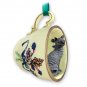 GTCC07 Cornish Rex Blue Green Holiday Tea Cup Ornament