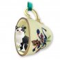 GTCC22 Manx Black & White Green Holiday Tea Cup Ornament