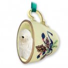 GTCD119 Komondor Green Holiday Tea Cup Ornament