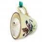 GTCD119 Komondor Green Holiday Tea Cup Ornament