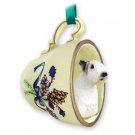 GTCD125 Sealyham Terrier  Green Holiday Tea Cup Ornament