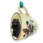 GTCD15B Cocker Spaniel, Black Green Holiday Tea Cup Ornament