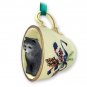 GTCD21C Chow, Blue Green Holiday Tea Cup Ornament