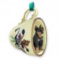 GTCD25A Doberman, Black Green Holiday Tea Cup Ornament