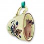 GTCD33B Boxer, Tawny Green Holiday Tea Cup Ornament