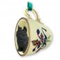GTCD46B Brussels Griffon, Black Green Holiday Tea Cup Ornament