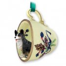 GTCD51B Welsh Corgi, Cardigan  Green Holiday Tea Cup Ornament