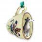 GTCD54B Greyhound, Gray Green Holiday Tea Cup Ornament