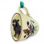 GTCD66 Gordon Setter  Green Holiday Tea Cup Ornament