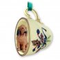GTCD69 Bloodhound Green Holiday Tea Cup Ornament