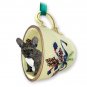 GTCD73 French Bulldog Green Holiday Tea Cup Ornament