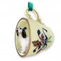 GTCD84A English Setter, Blue Belton Green Holiday Tea Cup Ornament
