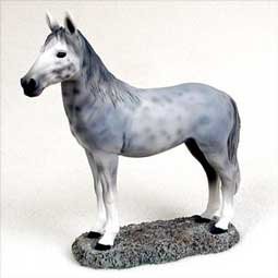 HF23 Dapple Gray Horse Standing Figurine