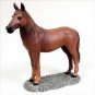 HF25 Chestnut Horse Standing Figurine