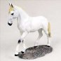HF27 White Horse Walking & trot Figurine