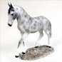 HF28 Dapple Gray Horse Walking & trot Figurine