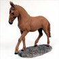 HF30 Chestnut Horse Walking & trot Figurine