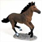 HF34 Bay Horse Running Figurine