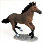 HF34 Bay Horse Running Figurine