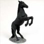 HF36 Black Horse Rearing Figurine