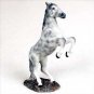 HF38 Dapple Gray Horse Rearing Figurine