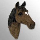 HM08 Red & Brown Horse Star Marking Magnet