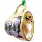 HTCD118 Collie, Smooth Hair Snowman Holiday Tea Cup Ornament