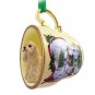HTCD15C Cocker Spaniel, Blonde Snowman Holiday Tea Cup Ornament