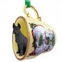 HTCD16A Great Dane, Black Snowman Holiday Tea Cup Ornament